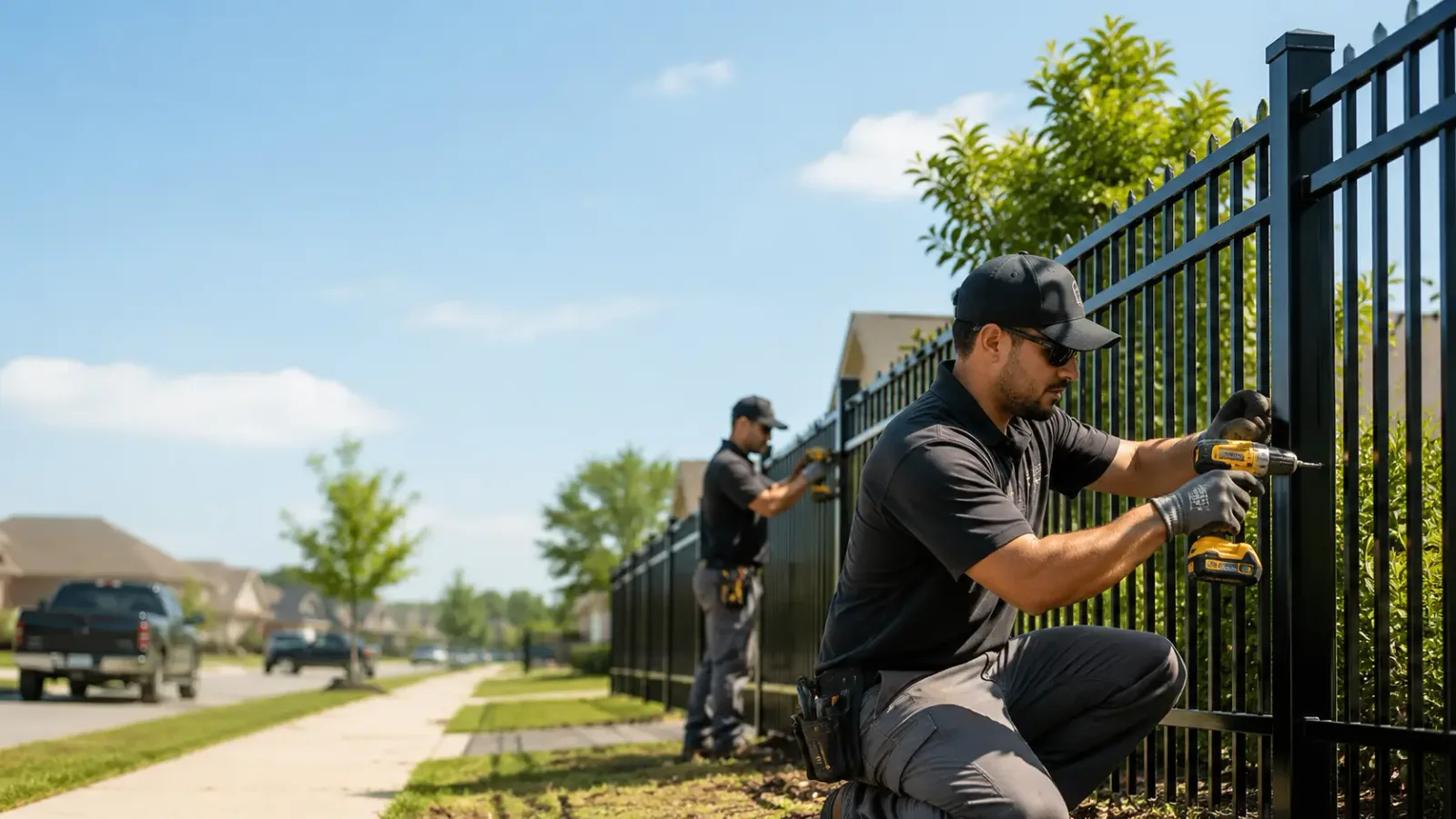 Metal Fence Installation in Woden, IA
